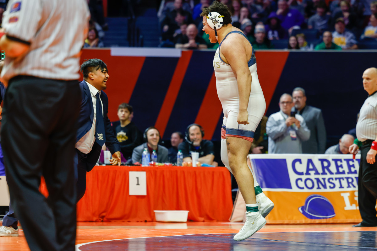 Illinois state wrestling championships February 18 2023 Nate Latsch 15381